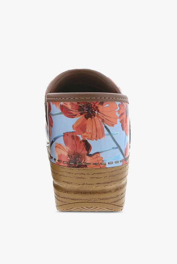 Dansko Women's Professional Poppies Patent Leather Nursing Clogs - null - 5