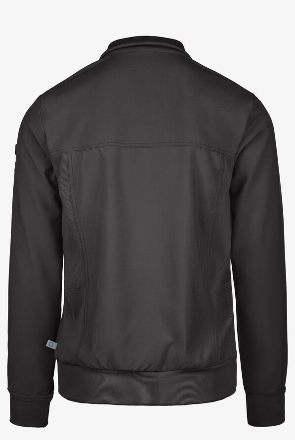 Chaqueta médica Cherokee Infinity con cremallera y 5 bolsillos para hombre - Pewter - 2