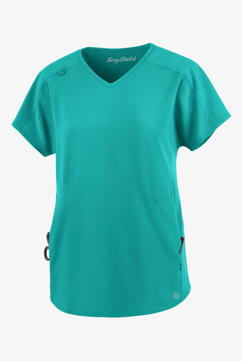 Blusa médica holgada Easy STRETCH Sierra con cuello en V y 2 bolsillos para mujer