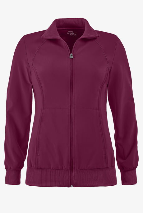 Infinity Women's 2-Pocket STRETCH Warm-Up Scrub Jacket