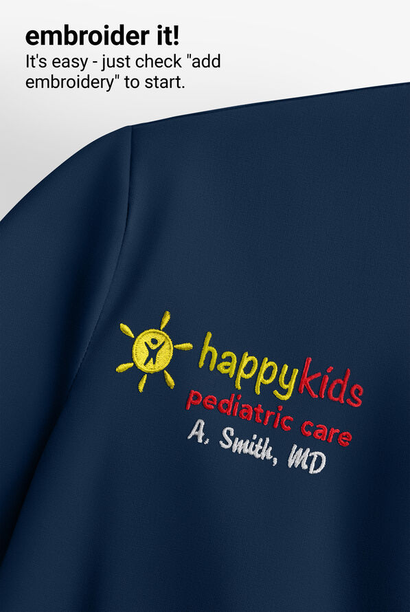 Dickies EDS Signature Women's 6-Pocket Contemporary Fit V-Neck Scrub Top - Navy - 5