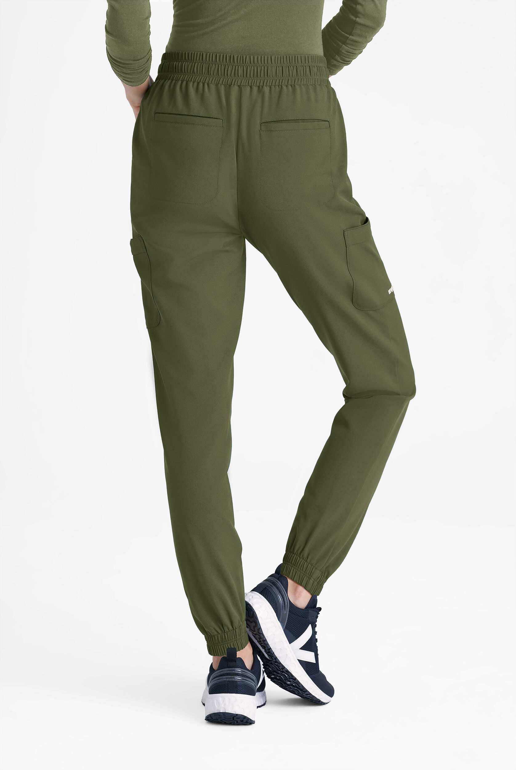 Pantaloni Donna Grey's Anatomy Active 4275 - Modello A Zampa, Con Coullisse E Logo, Tessuto ArcLux - 3