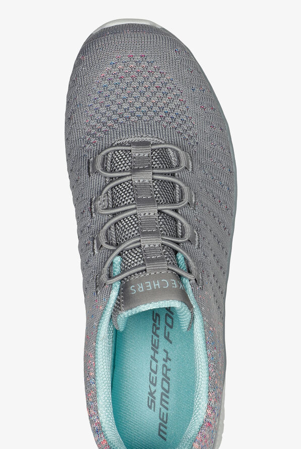 Skechers Sport Women's Virtue Gray Athletic Slip On Nursing Shoes - null - 2