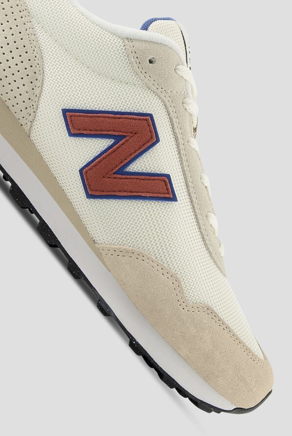 New Balance Men's 515 Sea Salt / Red Rock Athletic Lace Up Shoes - null - 3