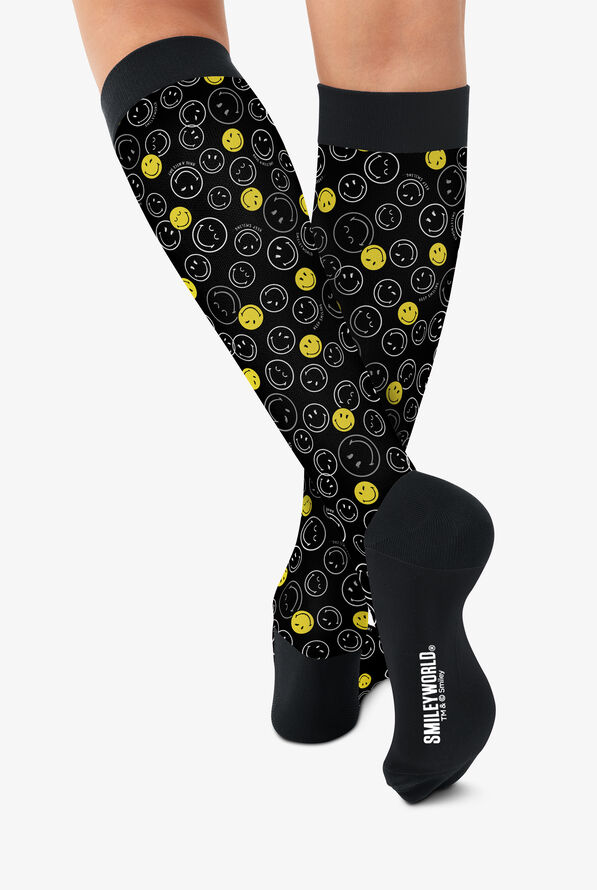 koi Smiley World Doing Great 2-pack Compression Socks - null - 2