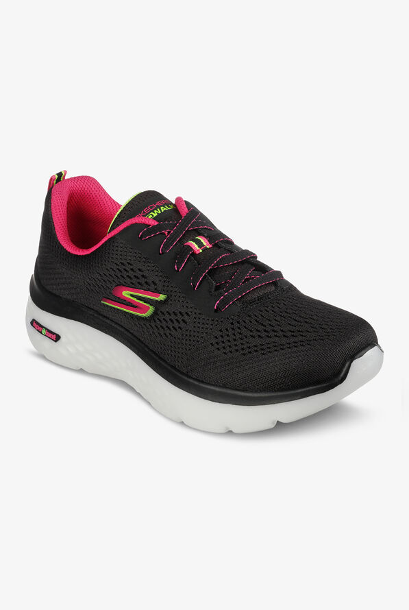 Zapatillas deportivas Skechers Go Walk Hyper Burst Black/Multi con cordones para mujer - null - 5