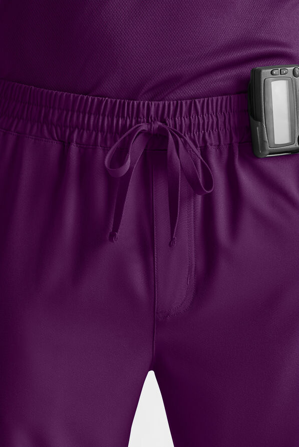 Easy STRETCH Men's Scrub Set - Eggplant - 7