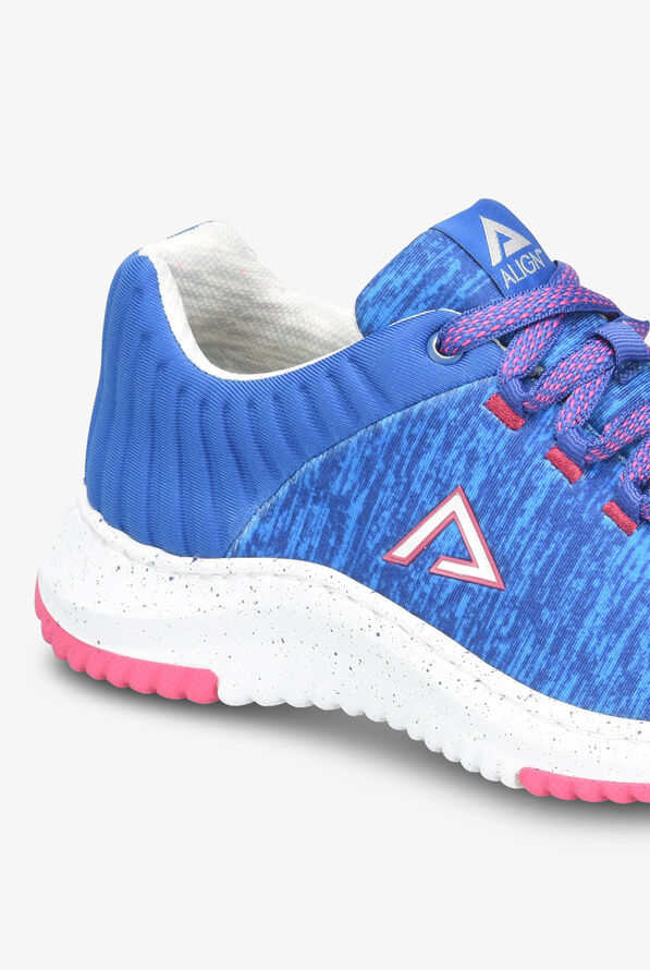 Zapatillas deportivas de enfermer&iacute;a Nurse Mates Align Elin Navy/Fuchsia con cordones para mujer - null - 2