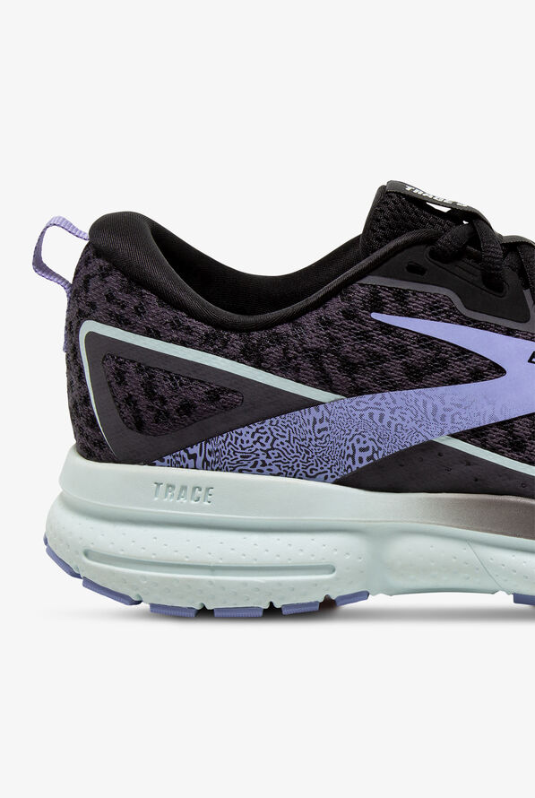 Brooks Women's Trace 3 Blackened Pearl/Skylight/Iris Athletic Lace Up Nursing Shoes - null - 4