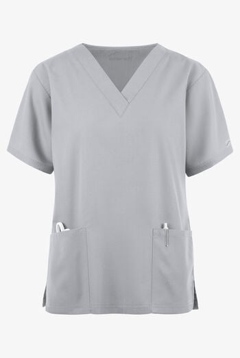 Blusa médica Butter-Soft Core by UA™ con cuello en V y 2 bolsillos para mujer