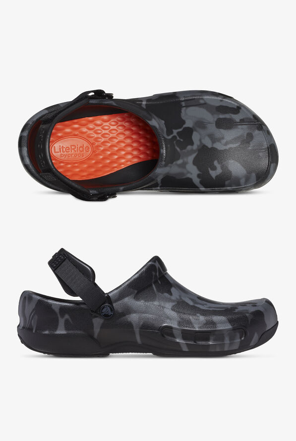 Crocs Unisex Bistro Pro Literide Camo Black Clogs - null - 1