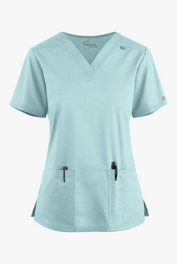 Butter-Soft STRETCH Women's 4-Pocket V-Neck Scrub Top