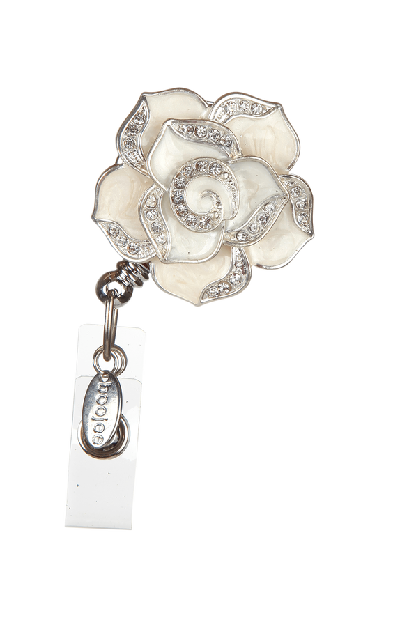 Bonitas Boojee Beads Rose Retractable ID Badge Holder - null - 1