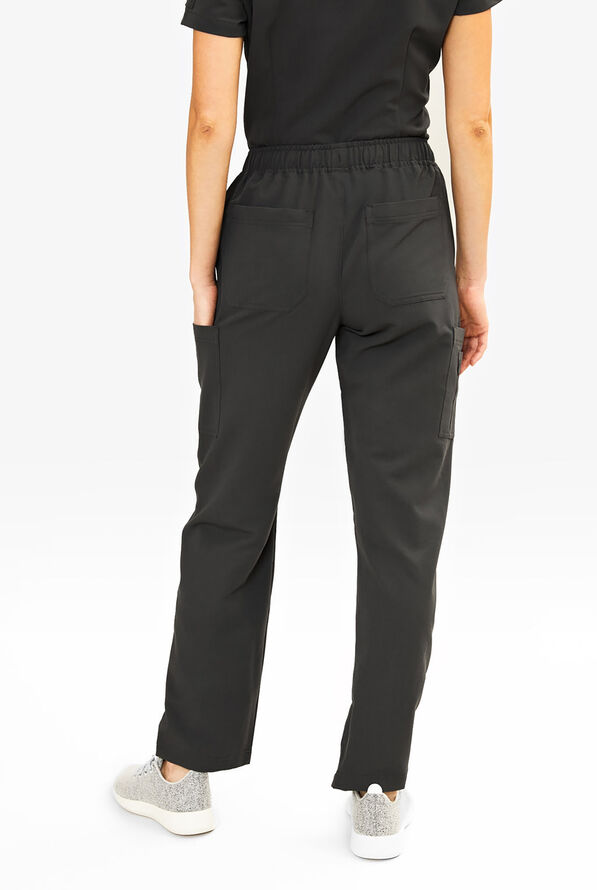 Pantal&oacute;n m&eacute;dico Keswi con cord&oacute;n interior y 9 bolsillos para mujer - Pewter - 3