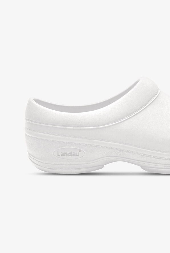 Landau Unisex Comfort Clogs - White - 2