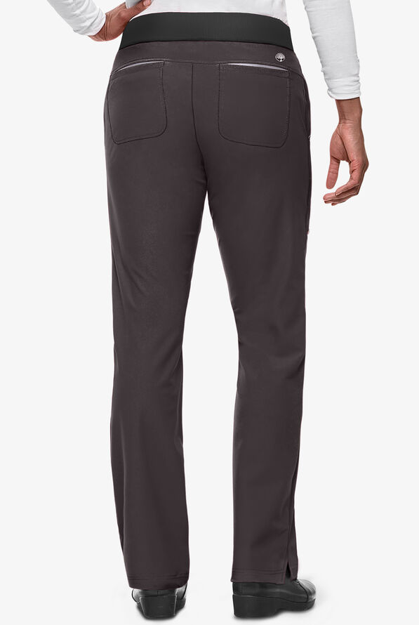 Healing Hands HH360 Nisha Women's 6-Pocket STRETCH Drawstring Scrub Pants - Tall - Pewter - 2