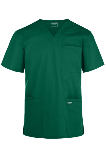 Cherokee Workwear Professionals Men's 4-Pocket STRETCH V-Neck Scrub Top