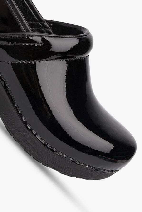 Dansko Women's XP 2.0 Black Clogs - Black Patent - 3