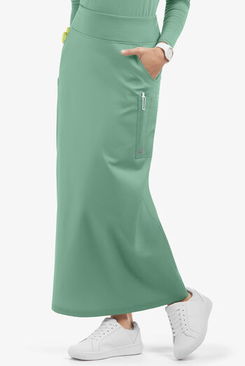 Butter-Soft STRETCH Women's 3-Pocket Ankle Length Scrub Skirt