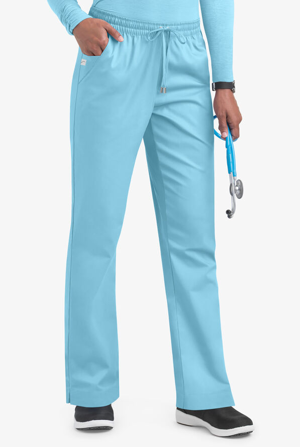 UA Butter Soft STRETCH PETITE Drawstring Scrub Pants Elastic Scrubs