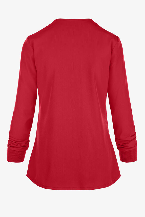 Chaqueta médica abrigada Skechers by Barco Stability STRETCH con 2 bolsillos para mujer - Red - 2