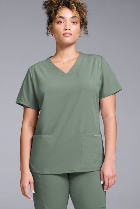 Hypothesis Women's Base 3 Pocket V-Neck Scrub Top