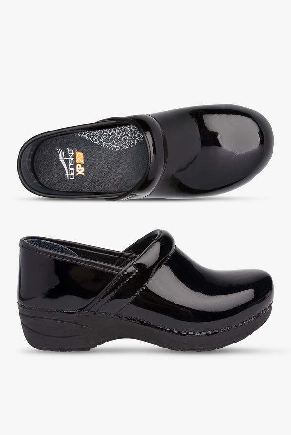 Dansko Women's XP 2.0 Black Clogs - Black Patent - 1