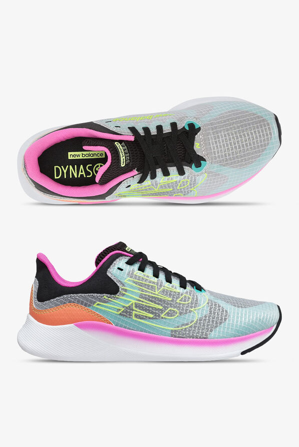 New Balance BREAZA Grey/ Black/ Yellow Women's Athletic Nursing Shoes - null - 1