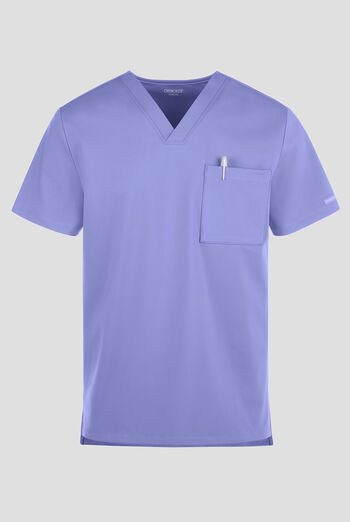 Cherokee Achieve Men's 1-Pocket STRETCH V-Neck Knit Scrub Top