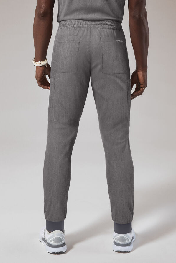 Pantalón médico Hypothesis S-R Shift Ready estilo jogger con 8 bolsillos para hombre - Graphite - 2