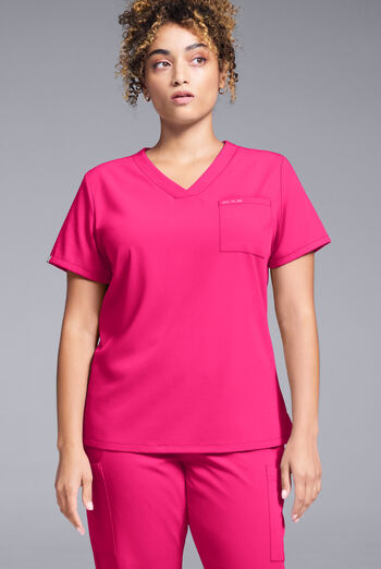 Hypothesis Women's Base V-Neck Tuck-In Scrub Top