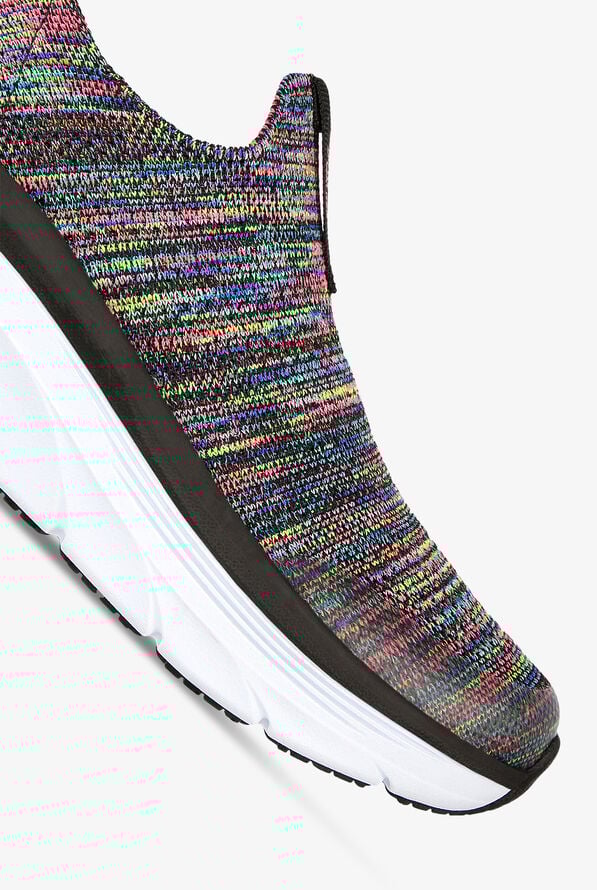 Skechers Sport Women's D'Lux Walker Rainbow Sky Black Athletic Slip On Shoes - null - 3