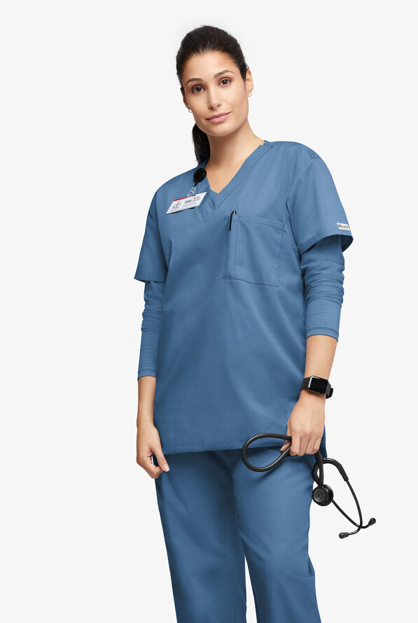 UA Best Buy Scrubs Unisex Scrub Set - Slate Blue - 4