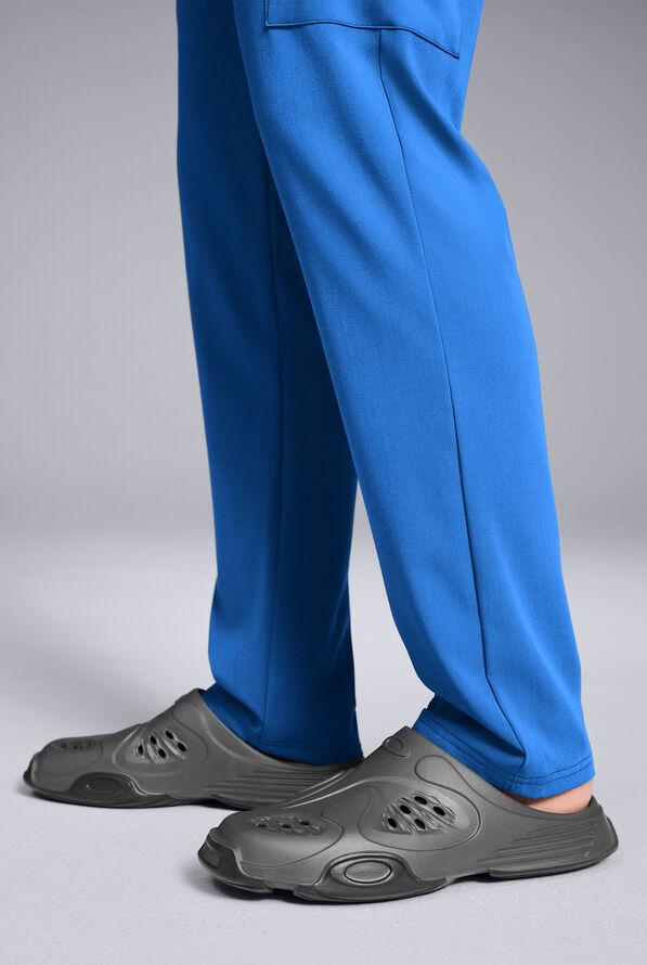 Pantal&oacute;n m&eacute;dico Hypothesis S-R Shift Ready estilo cargo con piernas rectas y 8 bolsillos para hombre - Royal - 4