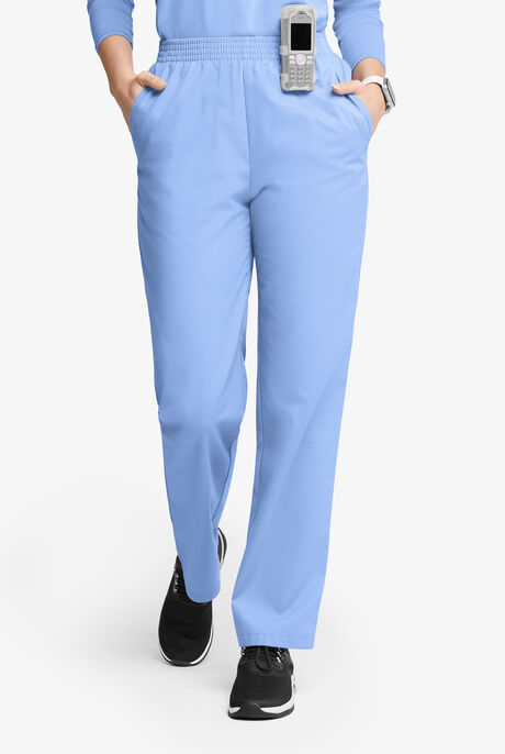Butter-Soft Originals Women's 2-Pocket High Waisted Straight Leg Scrub Pants