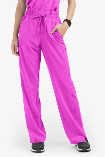 Easy STRETCH Ellie Women's 5-Pocket High Waisted Wide Leg Scrub Pants
