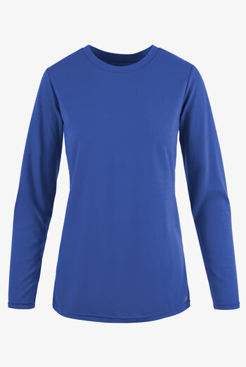 Butter-Soft Originals Women's STRETCH Cotton-Rich Long Sleeve Crew Neck Knit Underscrub