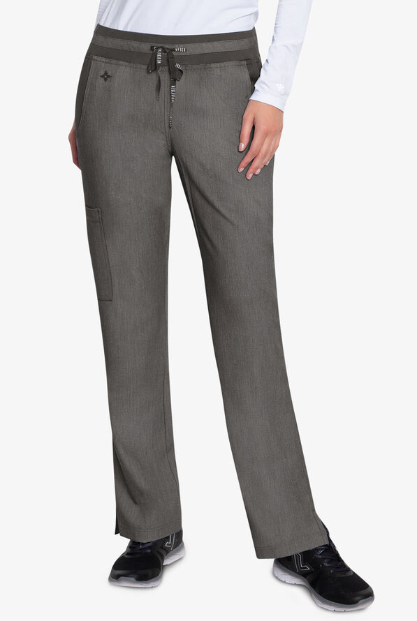 Med Couture Touch Knit Waist 5Pocket Scrub Pants, Scrub Pants