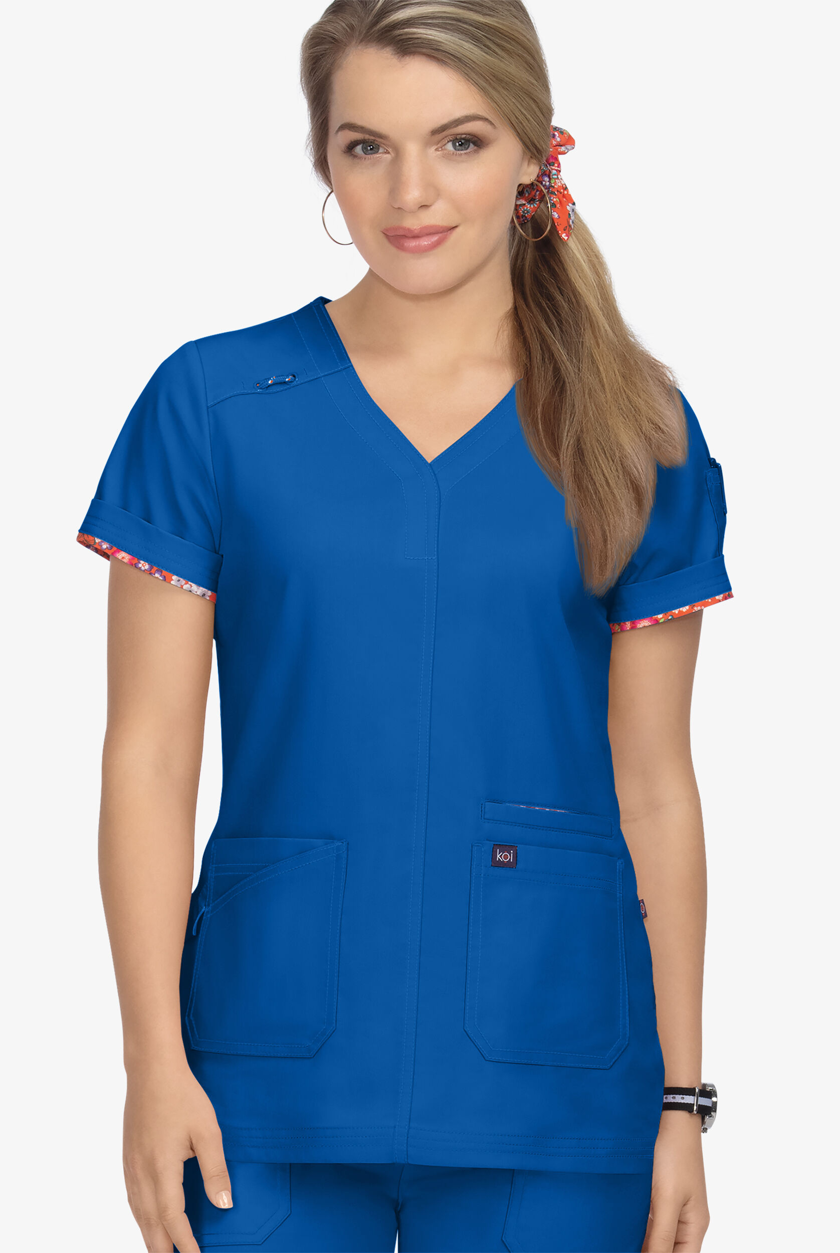 KOI Stretch 1060 Regan Top – Zeitgenössisches, Bequemes Oberteil Aus Stretch-Material
