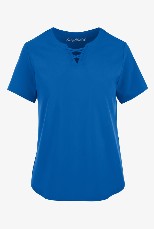 Blusa médica Easy STRETCH Gigi Lace para mujer - Royal - 1