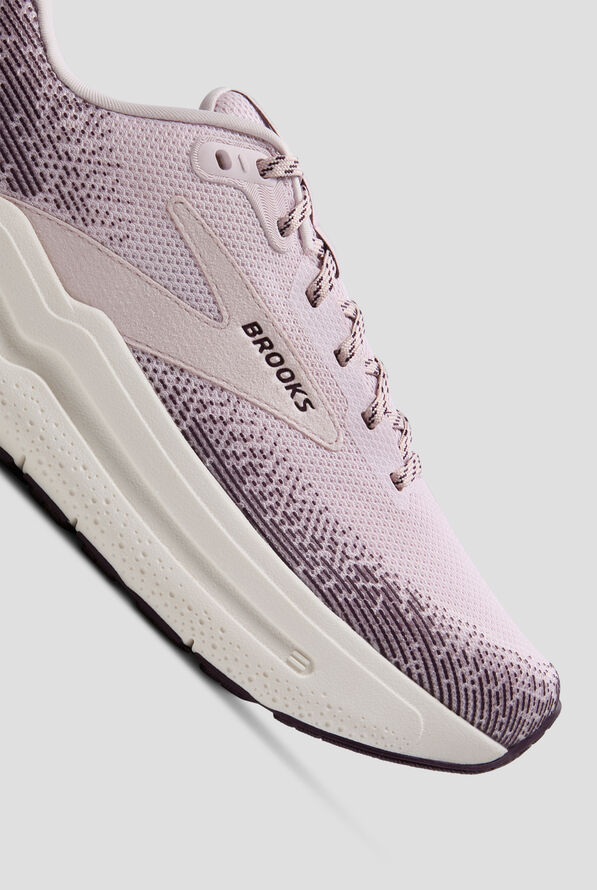 Brooks Women's Ghost Max 2 Orchid Ice/Plum/Coconut Athletic Lace Up Shoes - null - 3