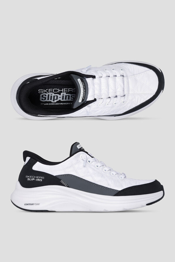 Zapatillas deportivas Skechers Performance White Mesh/Black Bungee Slip-in para mujer - null - 1