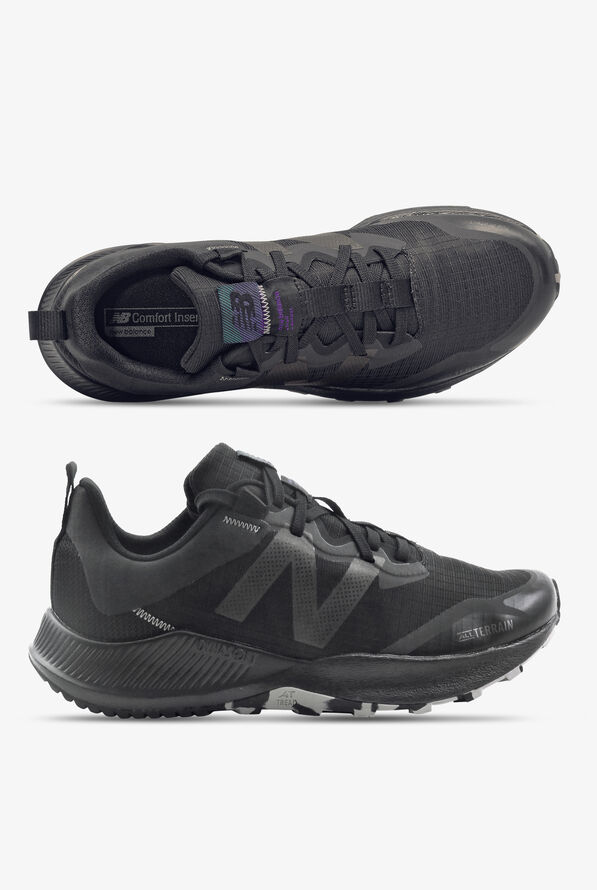 New Balance Men's Nitrel v4 Black Athletic Lace Up Shoes - null - 1