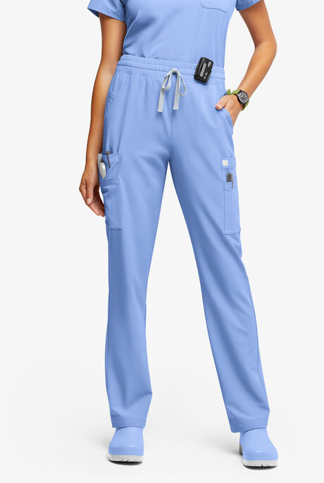 Pantalón médico ReSurge Topaz con cordón ajustable y 11 bolsillos para mujer
