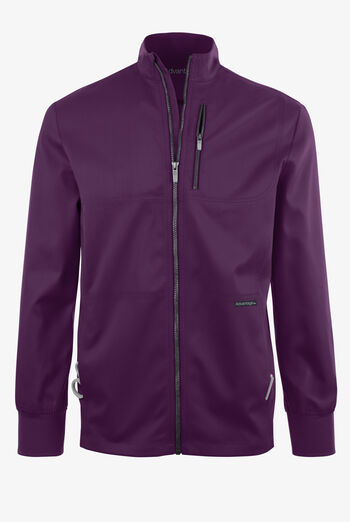 Advantage STRETCH Men's 4-Pocket Zip Front Warm-Up Scrub Jacket