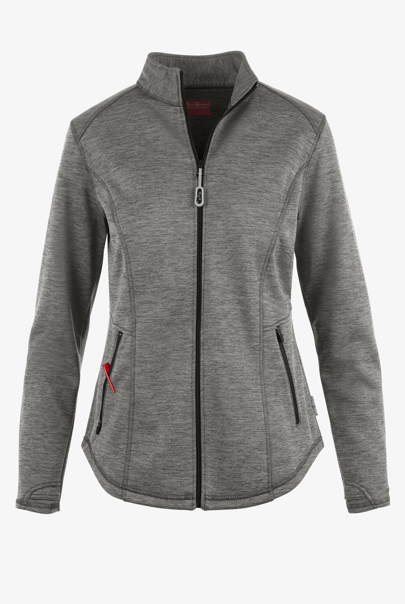 Zavate Ava Therese Megan Women's 2-Pocket Fleece Scrub Jacket