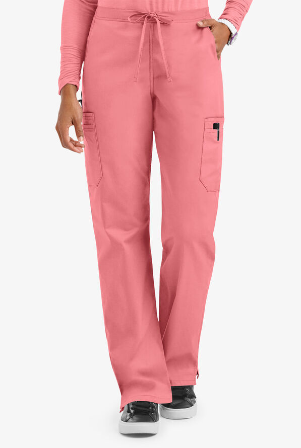 ButterSoft Stretch Scrubs PETITE Drawstring Pant Cargo Scrub Pants