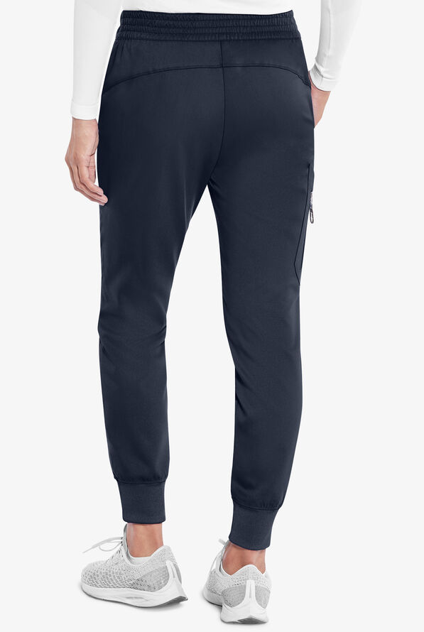 Pantalón médico Grey's Anatomy Kira estilo cargo jogger con puños tejidos y 5 bolsillos para mujer - Steel Gray - 2