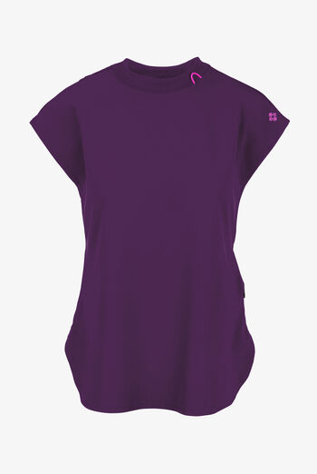 Med Couture Amp Women's 2-Pocket STRETCH Tuck in Dolman Crew Neck Scrub Top