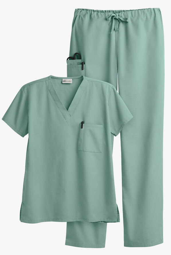 UA Best Buy Scrubs Unisex Scrub Set - Seaspray - 1